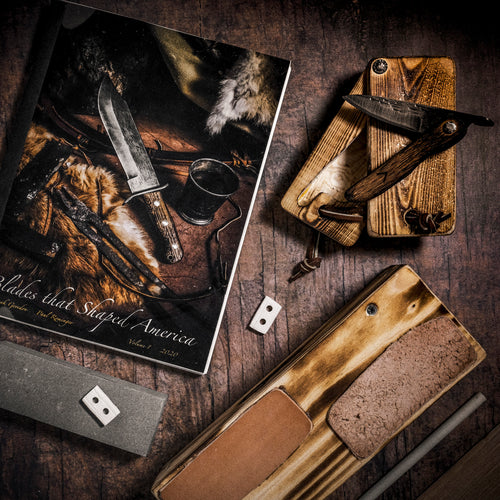Blades that Shaped America Book Launch SPECIAL OFFER!!! (3 Item Deal-Book, Knife & Reptile Sharp Set)